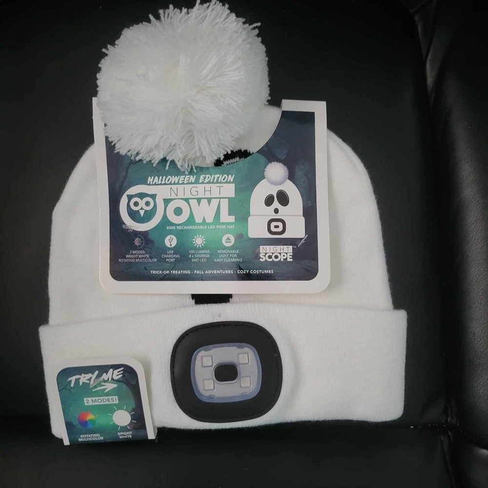 Halloween Night Scope LED Hat - Ghost